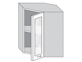 1.60.3у Шкаф настенный (h=720) угловой на 600мм со стекл. дверцей в Туринске - turinsk.магазин96.com | фото