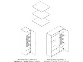 Комплект полок шкафа 1 дверного или 3 дверного в Туринске - turinsk.магазин96.com | фото