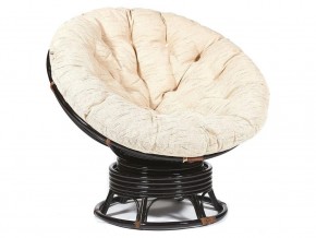 Кресло-качалка Papasan w 23/01 B с подушкой Antique brown, ткань Старт в Туринске - turinsk.магазин96.com | фото