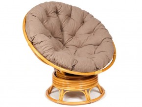 Кресло-качалка Papasan w 23/01 B с подушкой Honey, экошерсть Коричневый в Туринске - turinsk.магазин96.com | фото