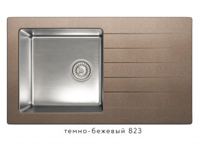 Мойка комбинированная Tolero twist TTS-860 Темно-бежевый 82 в Туринске - turinsk.магазин96.com | фото