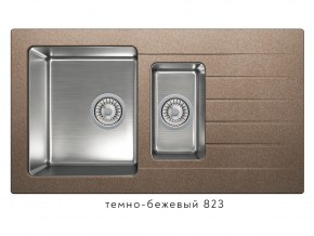 Мойка комбинированная Tolero twist TTS-890 Темно-бежевый 823 в Туринске - turinsk.магазин96.com | фото