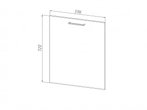 П 60 Комплект для посудомоечной машины 600 мм (цоколь + фасад) ЛДСП в Туринске - turinsk.магазин96.com | фото