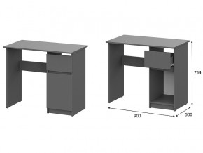 Стол письменный 900 Денвер Графит серый в Туринске - turinsk.магазин96.com | фото